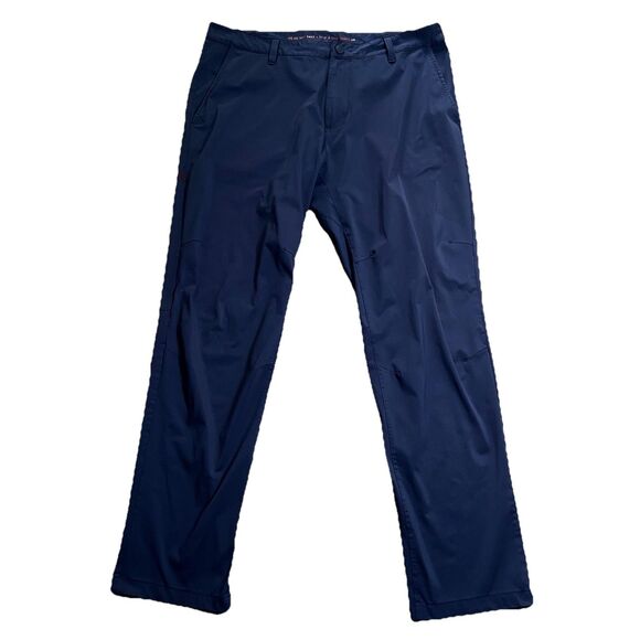 RHONE Commuter Pants Classic Straight Leg Chino‎ Men's 36 x 32 Blue 100020 - Picture 1 of 5